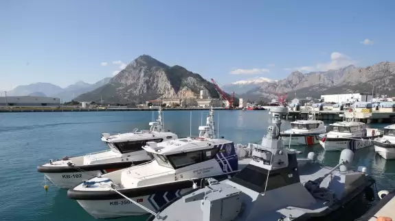 Antalya'da üretilen yerli tasarım kontrol botları, Türk kıyılarında göreve başladı!
