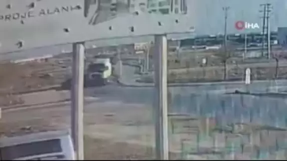 Konya’daki kazada 1 polis şehit oldu! Kazanın görüntüleri ortaya çıktı