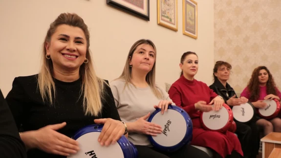 Yozgat'ta Kadınlar, Darbuka Ritim Grubuyla Sosyalleşiyor ve Müzikle Buluşuyor