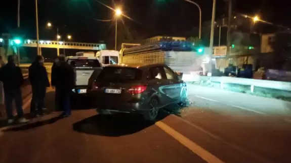 D-650'de zincirleme kaza: Vatandaş o anları spiker gibi anlattı