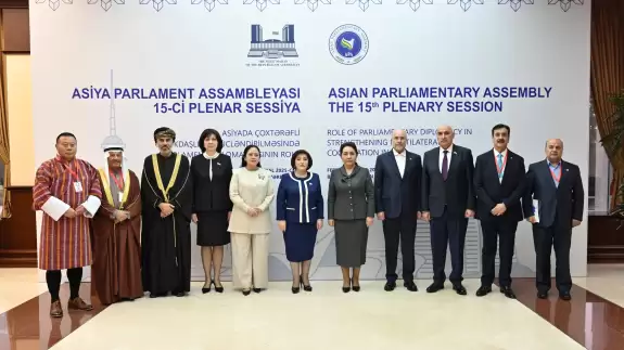15. Asya Parlamenter Asamblesi Azerbaycan'da toplandı