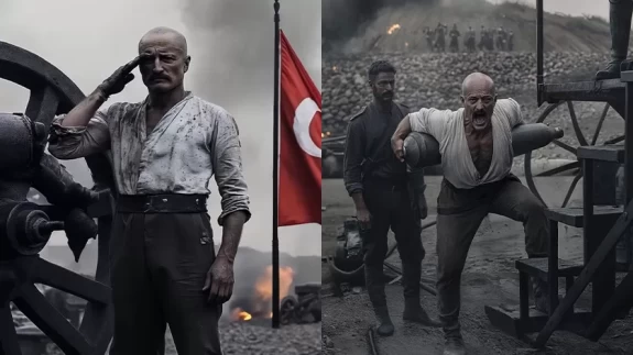 Seyit Onbaşı'nın hikayesi yapay zeka ile canlandı! Tüyleri diken diken anlar