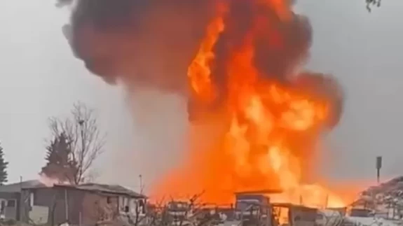 Bursa'da geri dönüşüm tesisinde patlama