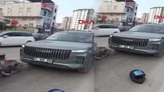 Adana'da akılalmaz olay! Çarptı, küfretti, kaçtı...
