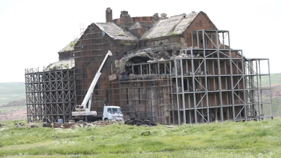 Anadolu'nun ilk cuma namazına ev sahipliği yapan cami restore ediliyor