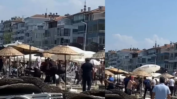 Şezlong ücreti tartışması yumruklu kavgaya dönüştü
