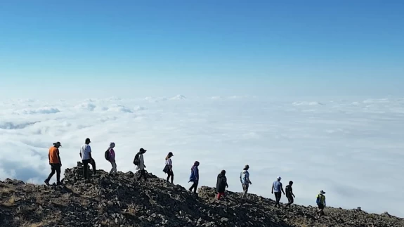 "Uçurumdaki mescit" doğa tutkunları ve dağcıların rotasında