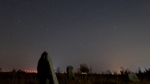 Perseid meteor yağmuru Edirne'de görüntülendi