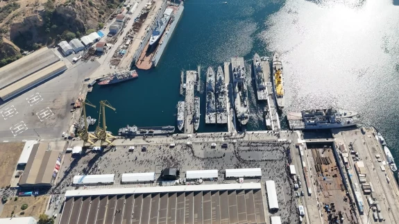 TEKNOFEST Mavi Vatan tek plan görüntülendi