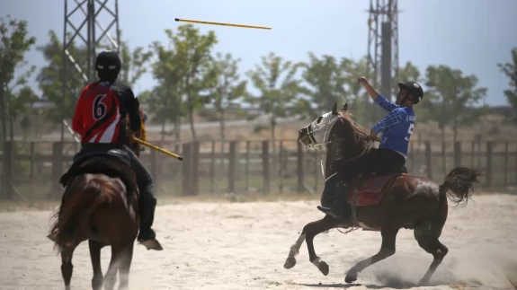 Malazgirt Zaferi kutlamalarında cirit şöleni