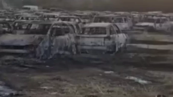 Yunanistan yangınlarla boğuşuyor! 550 araç kül oldu