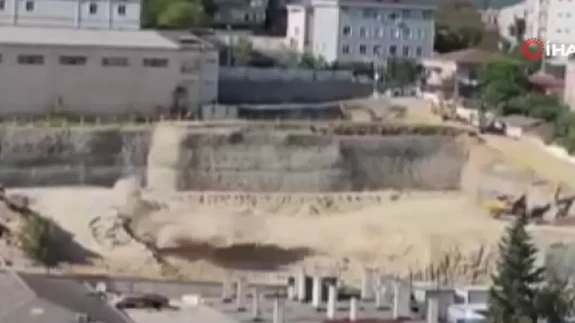 Ümraniye'deki kontrollü patlamanın anı ortaya çıktı