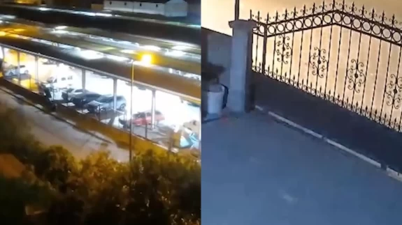 Balıkesir Sındırgı’da 4,5 büyüklüğünde deprem kameralara yansıdı