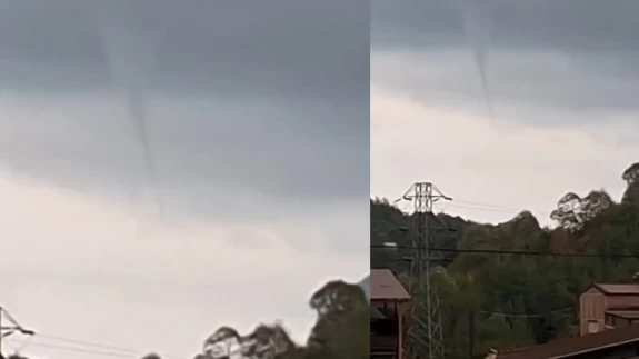 Amasra'da hortum kamerada