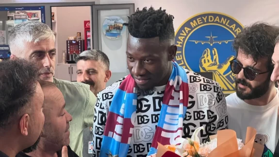 Andre Onana’ya Trabzon’da coşkulu karşılama