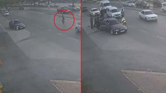 Konya'da film sahnelerini aratmayan kovalamaca! O anlar böyle kaydedildi...