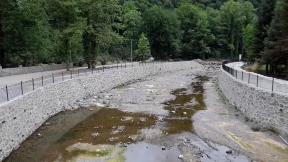 Doğaseverlerin kuruyan gözdesi suya tekrar kavuştu