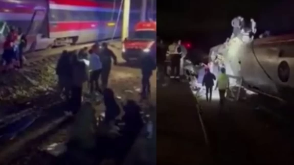 Raylarda büyük dehşet: İki hızlı tren birbirine girdi, 21 can kaybı!