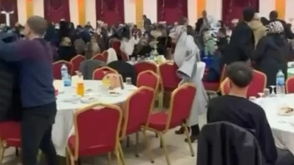 Depreme düğünde yakalandılar