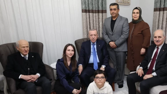 Cumhurbaşkanı Recep Tayyip Erdoğan ve MHP Lideri Devlet Bahçeli'den depremin 3. yılında Kahramanmaraş’ta anlamlı ziyaret