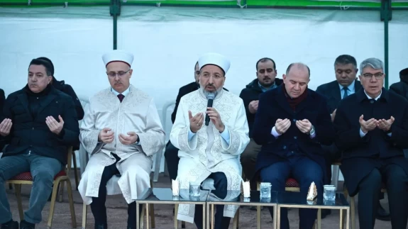 Arpaguş hatim duasıyla şehit yakınlarını teselli etti