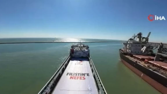 Gazze'ye Ramazan umudu: Kızılay'ın 21. İyilik Gemisi 3.300 ton yardımla yola çıktı!