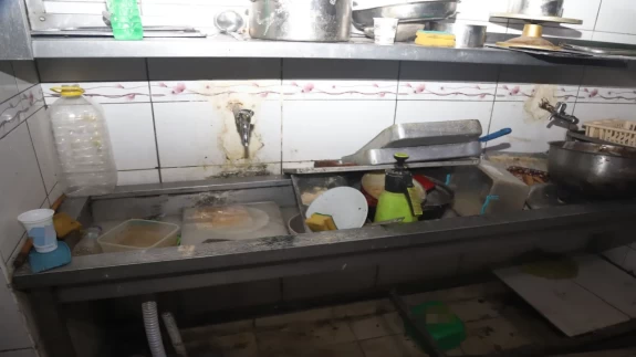 Mersin'de skandal görüntü! Böcek çıkan ruhsatsız fırına ceza yağdı