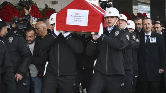 Katar Şehitleri Ankara'da son yolculuğuna uğurlandı