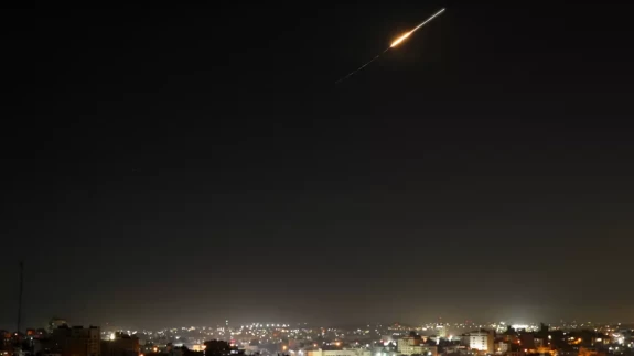 İran misillemesi Lübnan semalarında görüntülendi