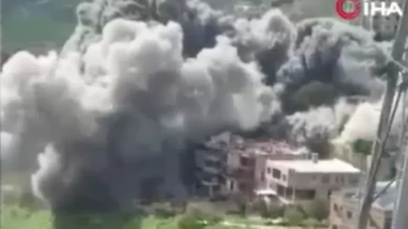 Lübnan’da idari binaya hava saldırısı: 13 ölü