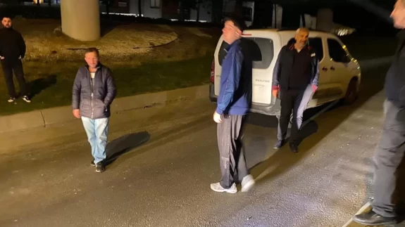 Bakırköy’de yolda kalan araç trafiği kilitledi
