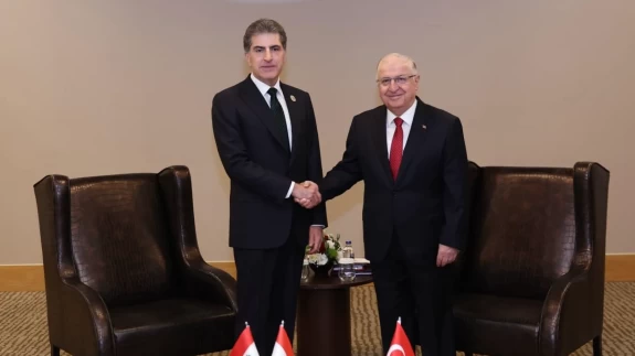 Bakan Yaşar Güler, IKBY Başkanı Neçirvan Barzani ile görüştü