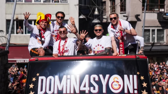 Galatasaray'da şampiyonluk coşkusu!