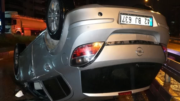 Takla atan otomobilden yaralı çıktı, promil oranı şoke etti