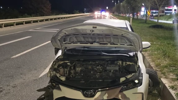 Bilecik'te feci kaza: Otomobilin çarptığı motosiklet sürücüsü ağır yaralandı