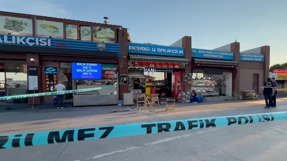 Kadıköy'de balık restoranına silahlı saldırı