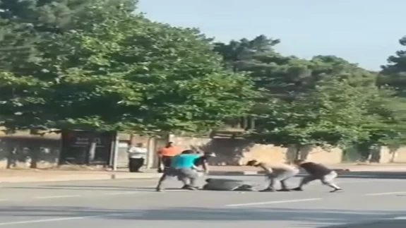 Gebze'de sopalı trafik terörü