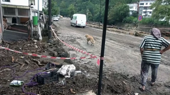 Giresun’da şiddetli yağış sonrası taşkın!