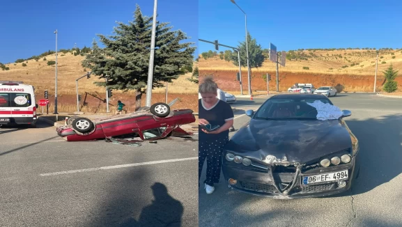 İki otomobil çarpıştı: 3’ü çocuk 7 kişi yaralandı