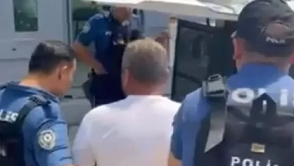 Firari hükümlü polisten kaçamadı