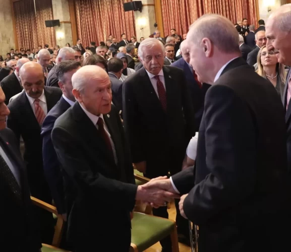 Cumhurbaşkanı Erdoğan ve MHP Lideri Bahçeli'den 'birlik ve beraberlik' fotoğrafı!