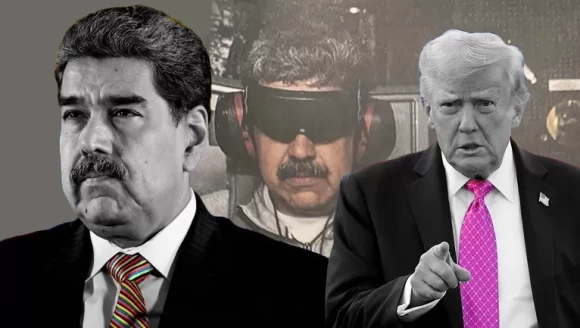 ABD’den sert müdahale: Karakas bombalandı, Maduro götürüldü...