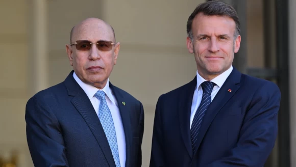 Paris’te kritik zirve: Macron ve Ghazouani Elysee Sarayı’nda buluştu!