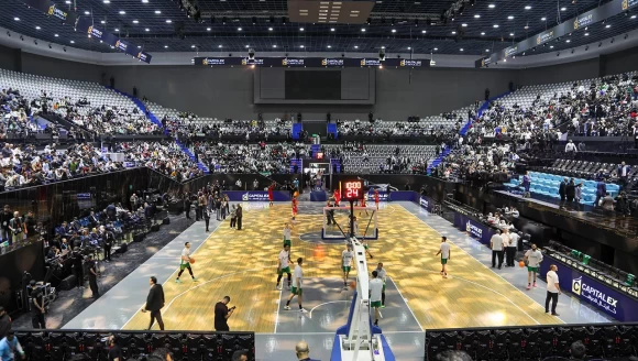 Suriye ve Lübnan milli basketbol takımları dostluk maçında karşılaştı