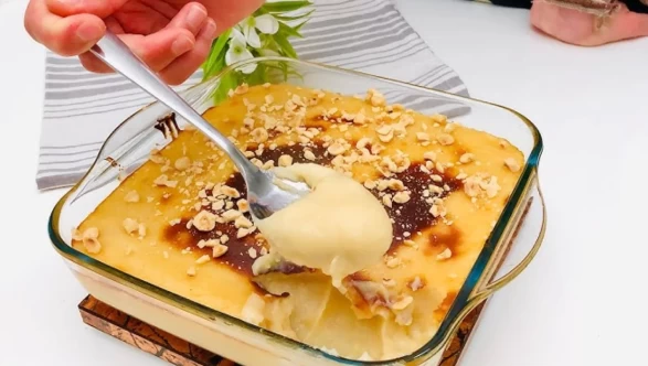 Sadece 4 malzemeyle Süt Helvası tarifi