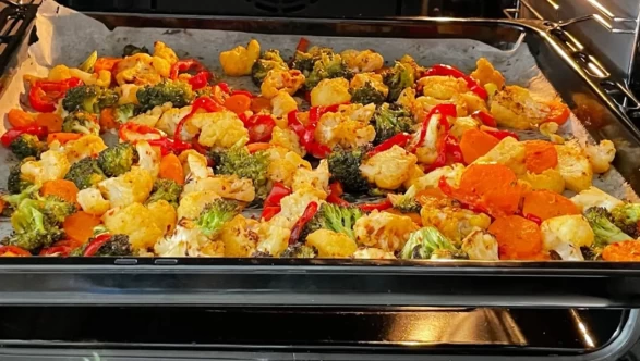 Fırında çıtır karnabahar bombası