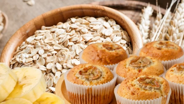 Muzlu yulaf karışımı hem fit hem lezzetli