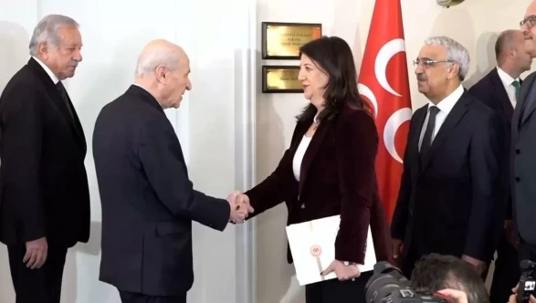 MHP Lideri Devlet Bahçeli DEM İmralı heyetini kabul etti!