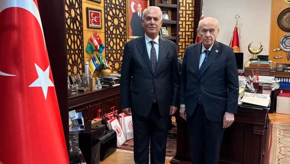 MHP'li Yusuf Kanlı'dan Lider Bahçeli'ye ziyaret