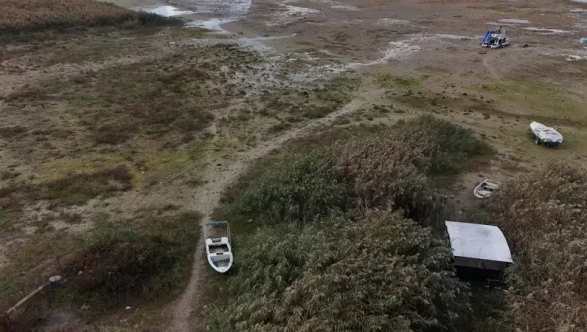 Sapanca Gölü'ndeki kuraklık su kalitesini düşürüyor